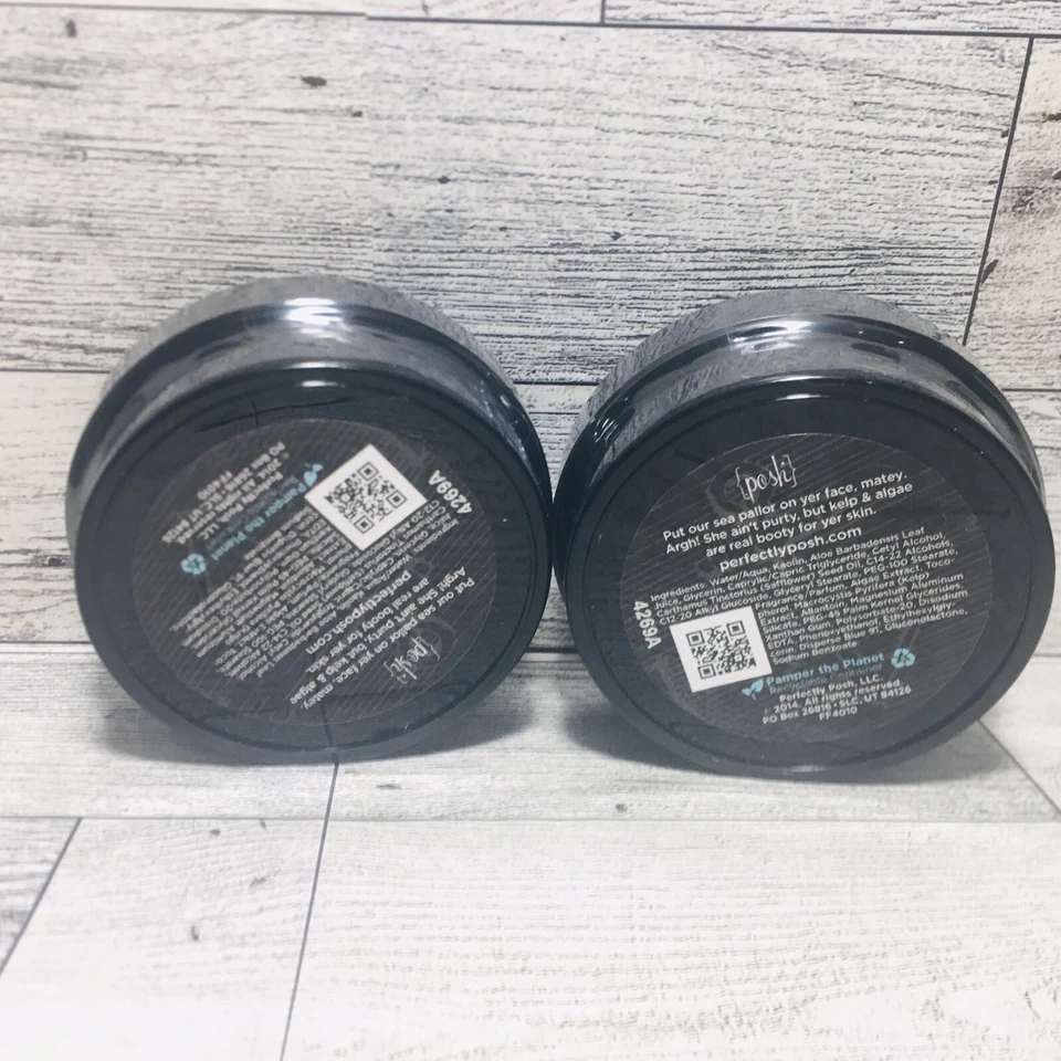 Perfectly Posh Sea Witch Nourishing Face Mask Sealed Retired Set of 2-2oz - Image 4 of 4