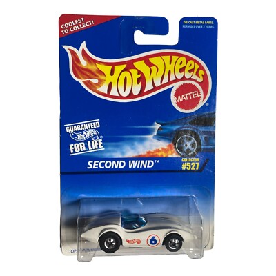 Vintage 1996 Hot Wheels SECOND WIND Collector #527 NEW in Package