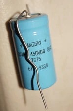 MALLORY TC75 Capacitor 20MFD 450VC 85C 677-9338 Vintage (1) NOS NEW