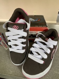 pink glitter heelys