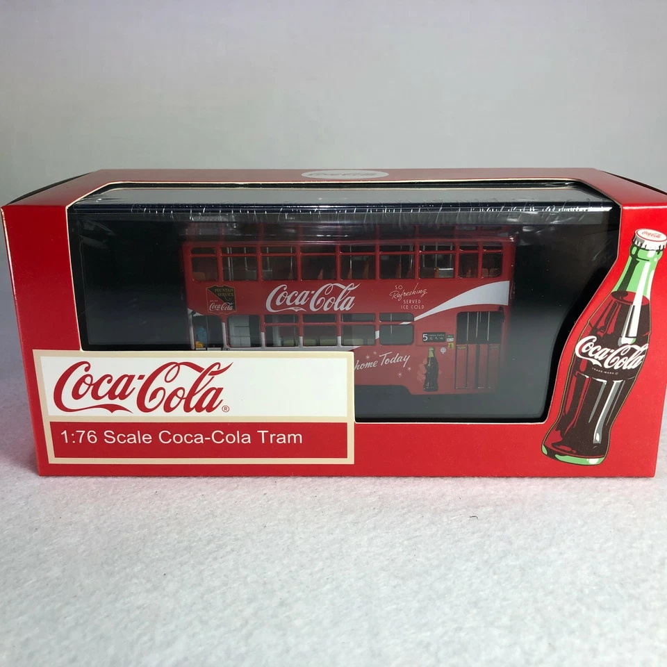 1/76 scale TINY Hong Kong Tram Coca Cola - Image 3 of 3