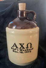 Vintage "Little Brown Jug" Made in USA...ALPHA CHI OMEGA