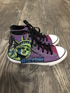 youth purple converse