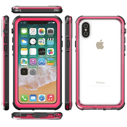 Custodia iPhone X 10, Drop and Shock impermeabile antiurto protezione schermo integrata - Foto 15 di 17