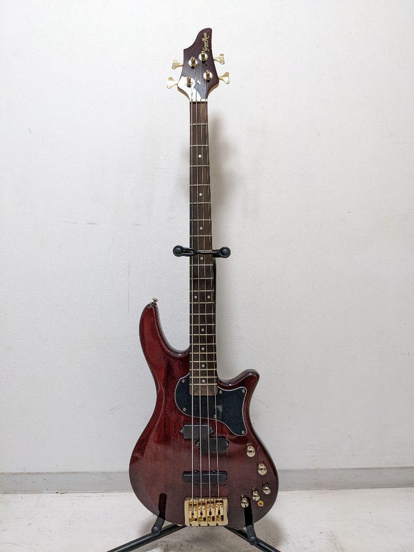 Electric Bass Guitar GrassRoots Red Finish Sound Output