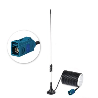 5dBi DVB-T DVB-T2 ATSC TV Magnetic Base Fakra Antenna for BMW Audi Mercedes Benz
