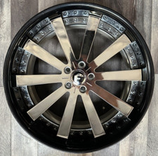 22 Forgiato Concavo Forged Chrome Black 22x11.0 5x120 20mm For Bmw Fitment 22 Forgiato Concavo Forged Chrome Black 22x11.0 5x120 20mm For Bmw Fitment