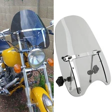 For Honda Shadow Aero 750 VT750C 7/8" 1" Handlebar Windshield Windscreen 18x16"