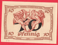 AUSTRIA 10 PFENNIG 1921 Anti-Semitic NOTGELD 7976