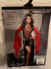 New Dreamgirl Medieval Maiden Renaissance Costume Adult Size M Dress Headpiece