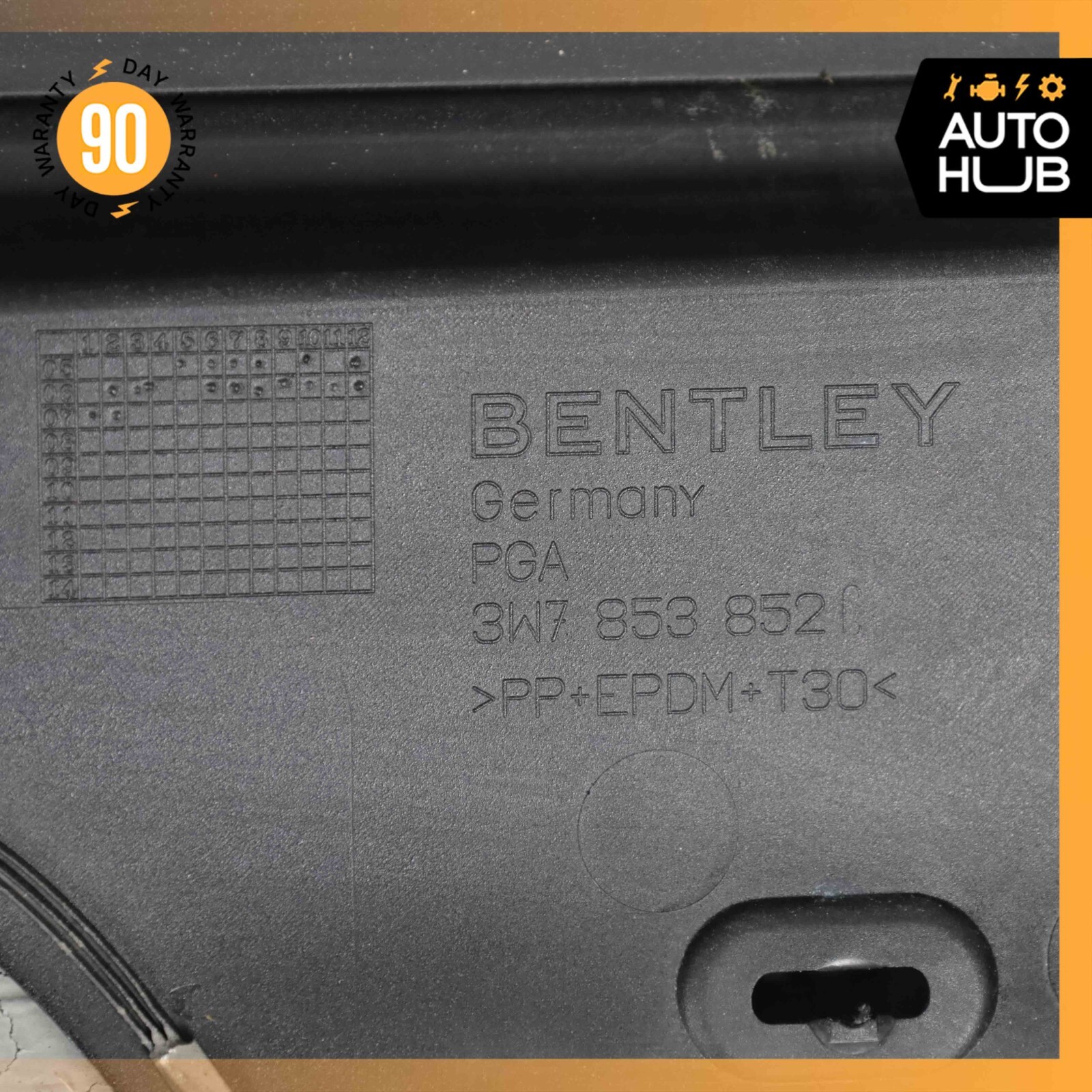 07-11 Bentley Continental GTC Right Passenger Side Skirt Rocker Panel OEM 52k