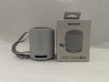 Sony XB100 Compact Bluetooth Speaker IP67 Waterproof 16h   Hands Free   Grey