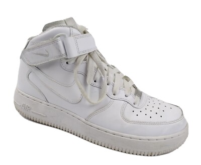 Nike Air Force 1 Mid 07 315123-111 White Sneakers Shoes Lace  display picture 3