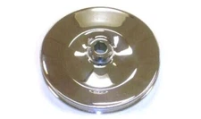 SBC BBC CHEVY CHROME POWER STEERING PULLEY 1 GROOVE V-BELT KEY WAY STYLE 350 454