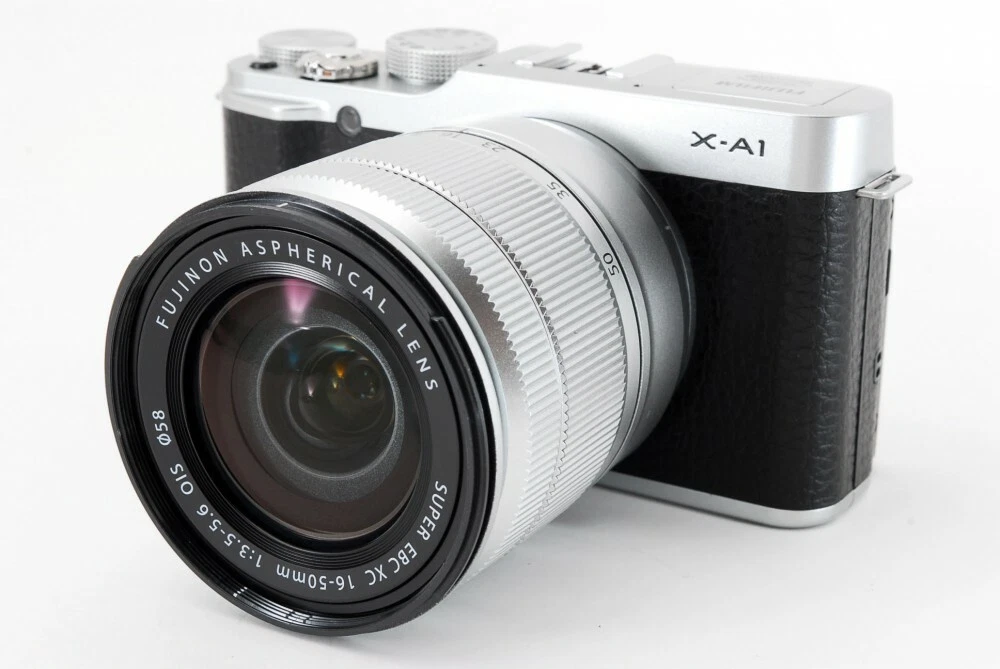 Fujifilm X-A1 16.3MP 16-50mm Lens Kit Silver [Exc++++] w/Box,8GB