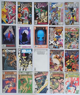 VINTAGE Comic Book Lot 20 pcs ''May Include'' Marvel DC Valient Image Lot 24 OKAY