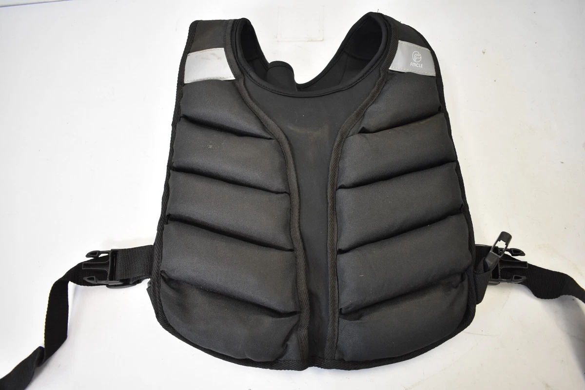 FITICLE Weighted Vest Reflective Stripe Running Workout Strength