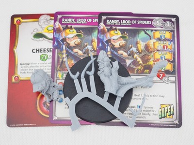 NINJA DIVISION SUPER DUNGEON MASTERCLASS LTD EDITION RANDY LROD OF SPIDERS. J40