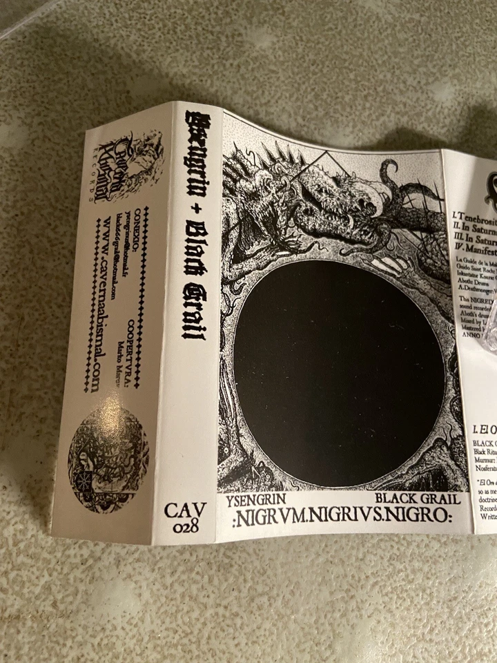 Ysengrin / Black Grail Nigrvm Nigrivs Nigro Cassette Rotting Christ Mystifier - Image 4 of 4