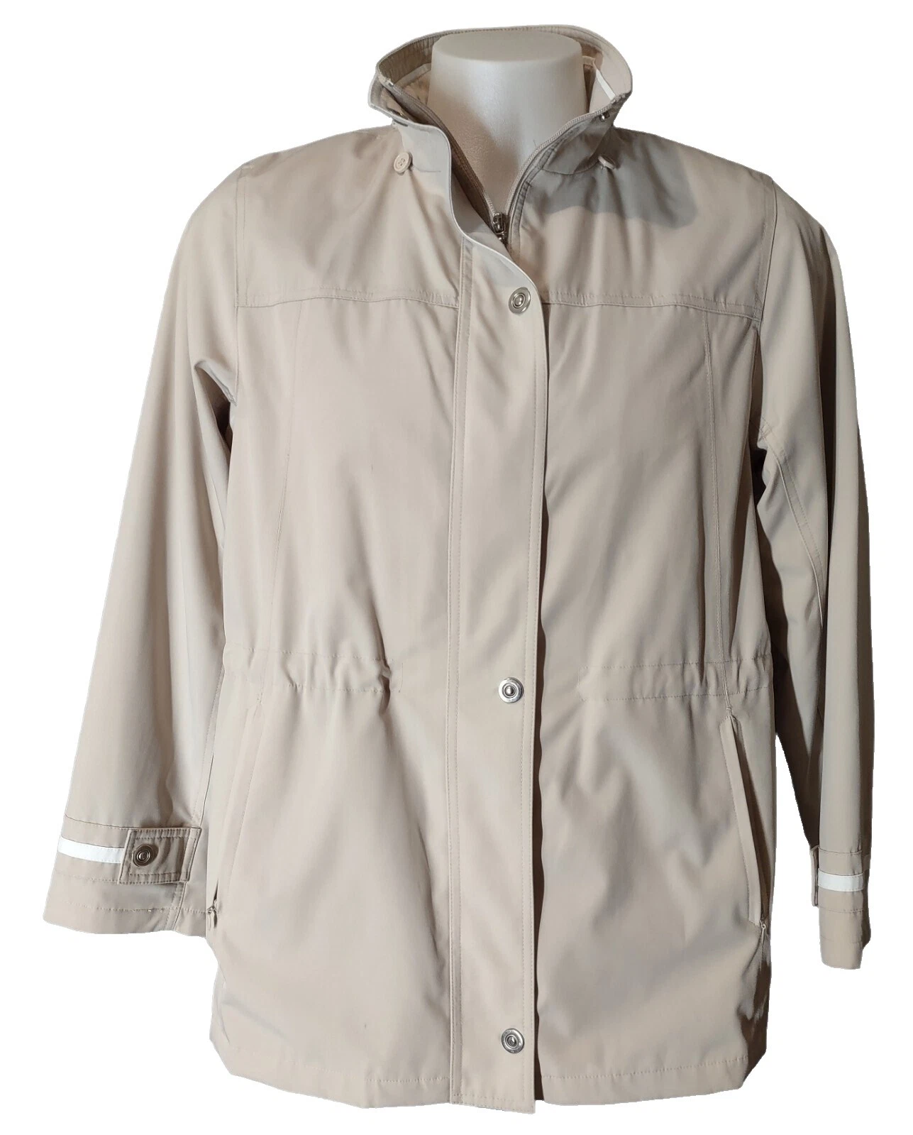 Abrigos Rompevientos sólido Liz Claiborne, chaquetas y chalecos para Mujeres