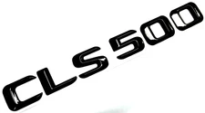 #1 BLACK CLS500 REPLACEMENT FOR MERCEDES REAR TRUNK EMBLEM BADGE NAMEPLATE DECAL