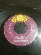 The Temptations "Don't Look Back/My Baby" Northern Soul Small Chip***