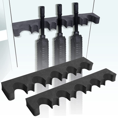 2 Pack Gun Rack Magnetic Foam Rest Firearm Rifle Shotgun Storage Safe Organizer - Picture 13 of 13