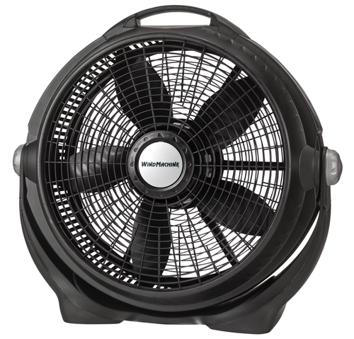 Lasko 20 Wind Machine Air Circulator Floor Fan with 3 Speeds, A20302,  Black NEW - The ICT University