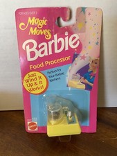 Vintage 1993 Barbie Magic Moves Food Processor Mattel NEW
