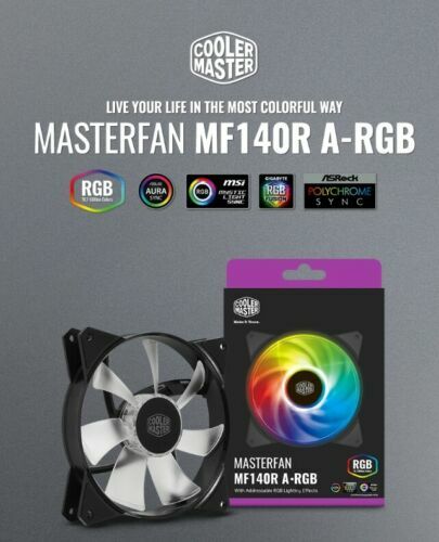 Cooler Master DF1202512B2UN DC12V 0.54A 120*120*25MM 12CM 4Pin RGB