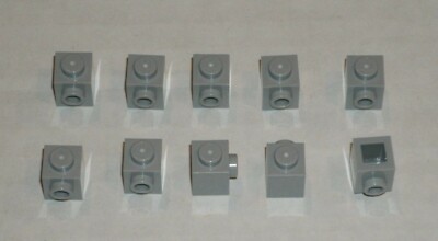 LEGO NEW 1x1 Light Bluish Grey Brick Stud on 1 Side (10x) 4558953 Brick 87087