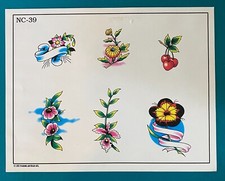 Spaulding and Rogers Tattoo Flash Sheet NC-39