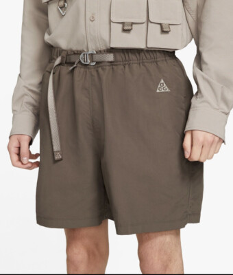 NIKE NSW ACG WOVEN TRAIL SHORTS BROWN CARGO SHORTS CZ6704-004 MEN