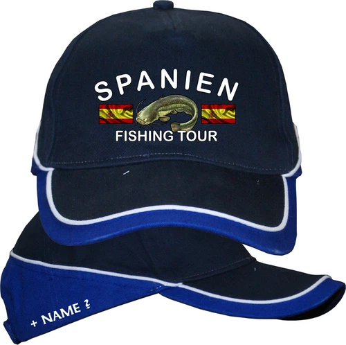 Welsangeln Angeln Espania Angler Kappe Basecap Spanien Angelurlaub Angelreise 29 - Bild 3 von 9
