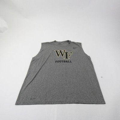 Wake Forest Deacons Nike Dri-Fit Sleeveless Shirt Men's Gray Used
