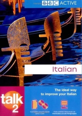 BBC Active Talk 2 Italian Complete Set Book + 2 CDs Free Post- NEW SEALED!