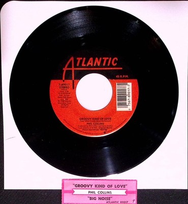 Phil Collins 45 ''Groovy Kind Of Love / Big Noise'' EX VG++ K4