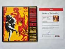 GUNS'N'ROSES Use Your Illusion I LP fully SIGNED PSA/DNA  AUTOGRAPHS Axl COA