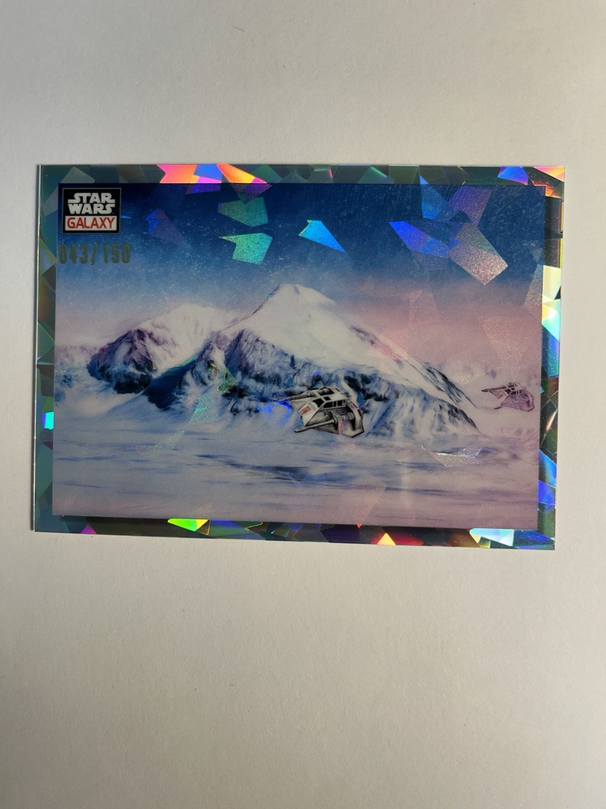 2023 Topps Chrome Star Wars Galaxy #90 Daybreak On Hoth Atomic Refractor  /150‼️