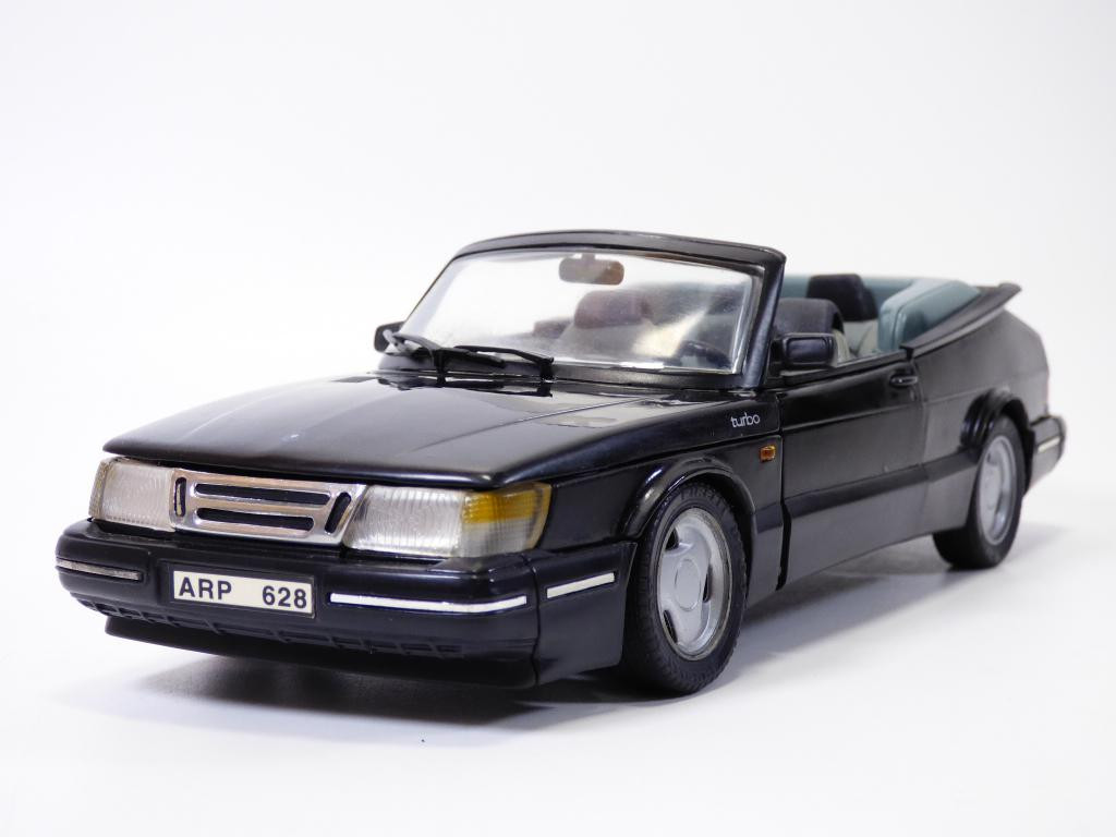 OCCASION défectueux sans boite SAAB 900 TURBO 16S CABRIOLET noir 1
