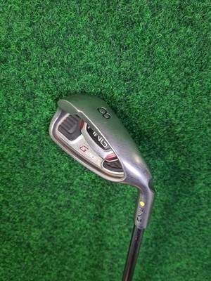 PING G20 8-Eisen - Herren (Graphit, 36,5 Zoll, Rechts, Regular, Yellow Dot)