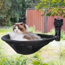 Cat Window Perch Cordless, Foldable  Stable Cat Beds- Breathable Cat Window ...