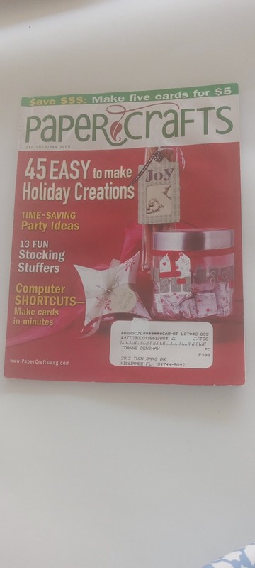 Paper Crafts Magazine December 2005 Holiday Creations
