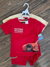 NEW Lighting McQueen Disney Pixar Cars Size 4 Kids Boys Outfit