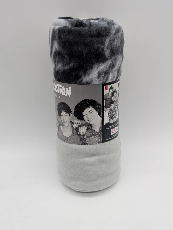 One Direction Throw Blanket 2012 Black And White Photo Polyester Rare - Image 3 of 4