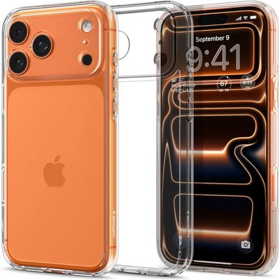 Handyhülle für iPhone 17 Pro Max Spigen Case Cover Schutzhülle Etui Transparent