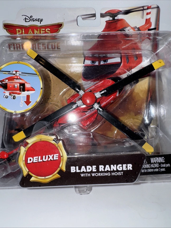 Nuevos aviones Disney Pixar Blade Ranger con polipasto de trabajo bomberos y rescate - juguete raro Foto 4 de 4