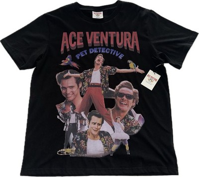 PALACE PAL-ACE T-SHIRT JIM CARREY 黒L Ace Ventura Pet Detective Shoe Palace T Shirt Mens Large New Jim