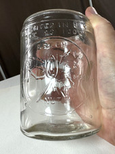 Antique BEECH NUT Tobacco Glass Jar, 1900s, B...
