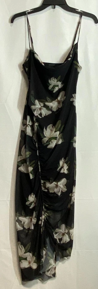 Vestido floral negro AllSaints para mujer talla 4 Foto 2 de 4